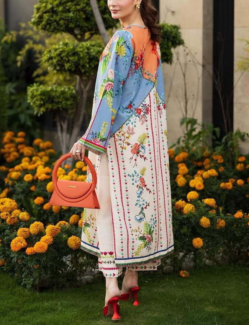 2-Piece Printed Suit