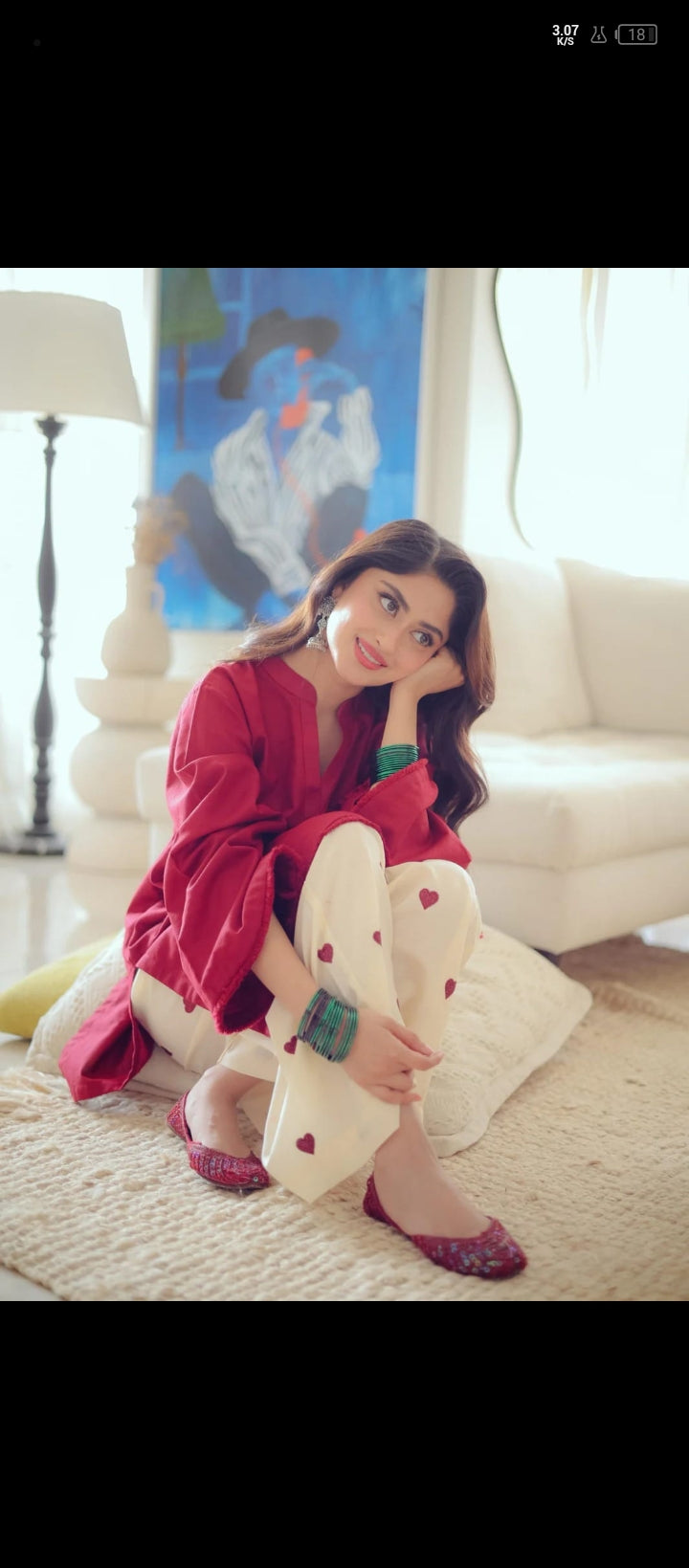 Heart ❤️ print 2 pieces