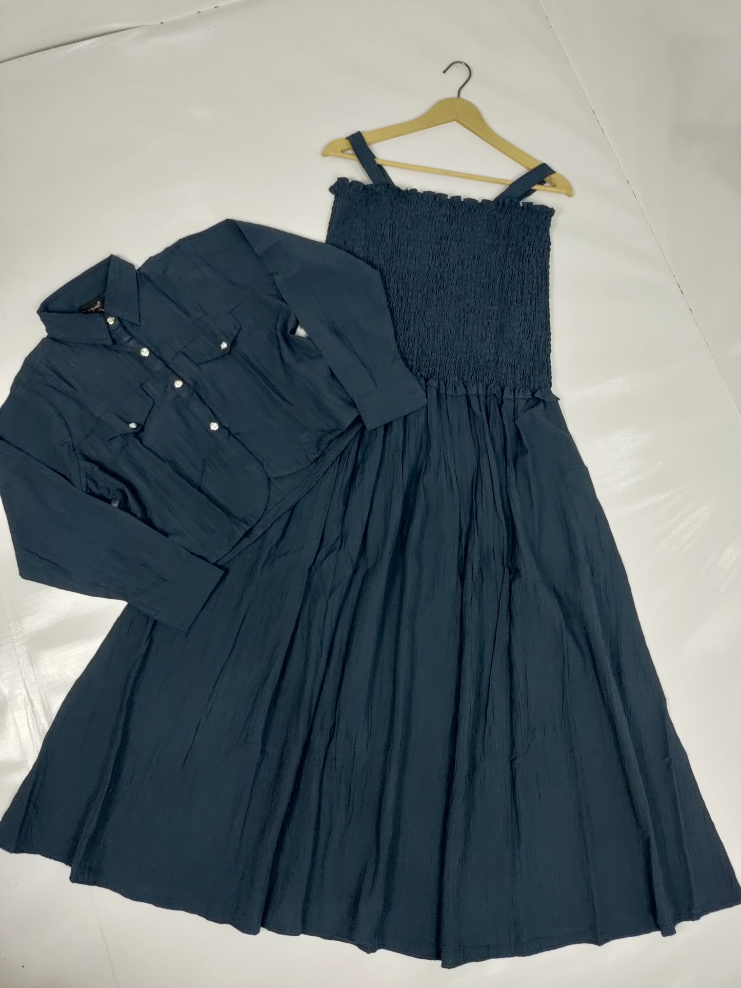 Smoke maxi crush Georgette stuff