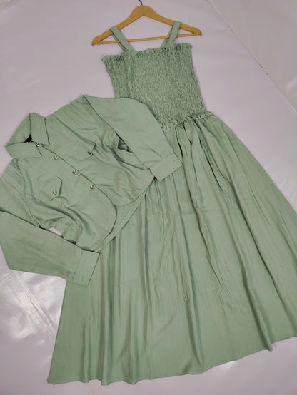 Smoke maxi crush Georgette stuff