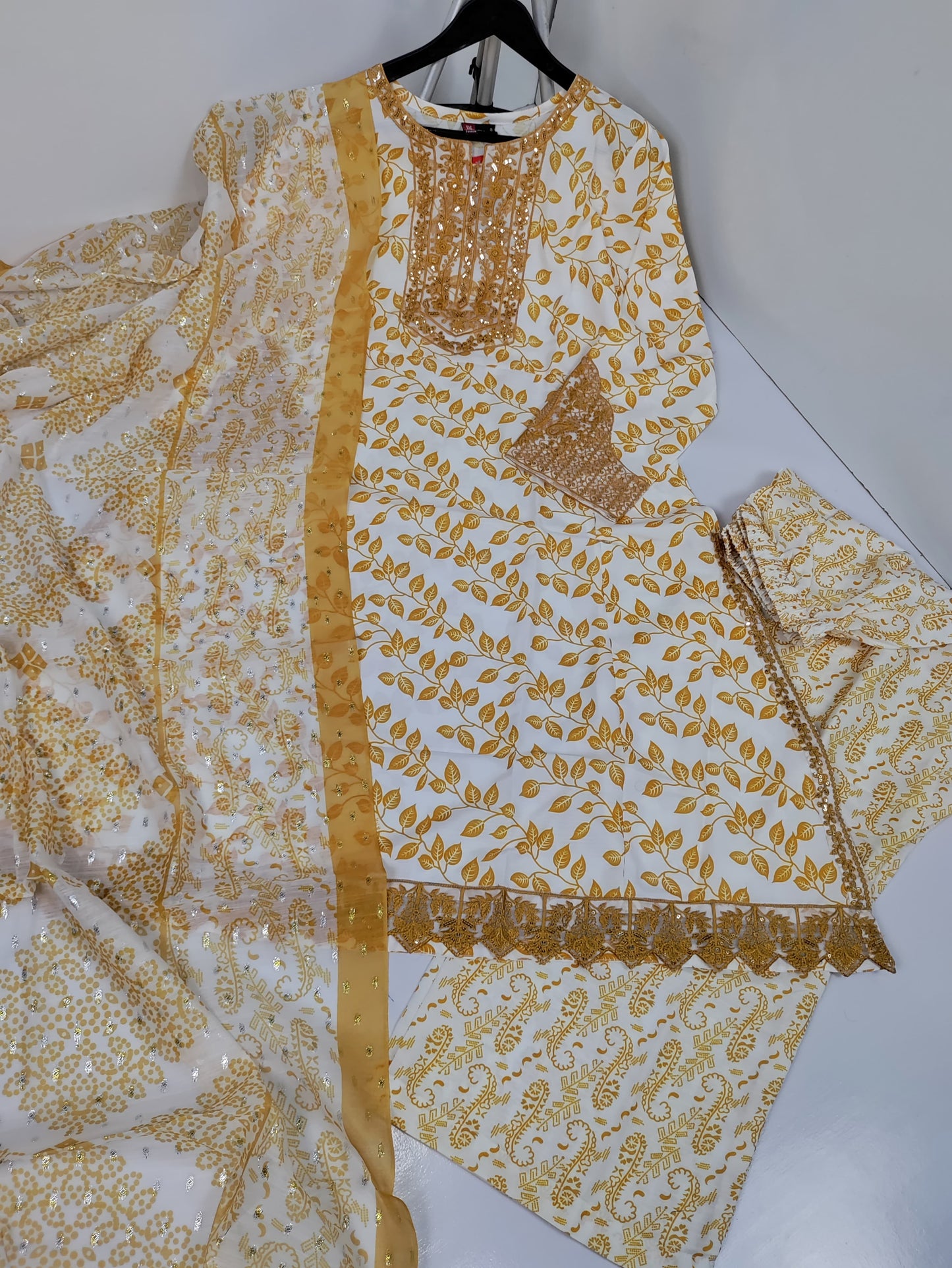 Lawn printed 3pc