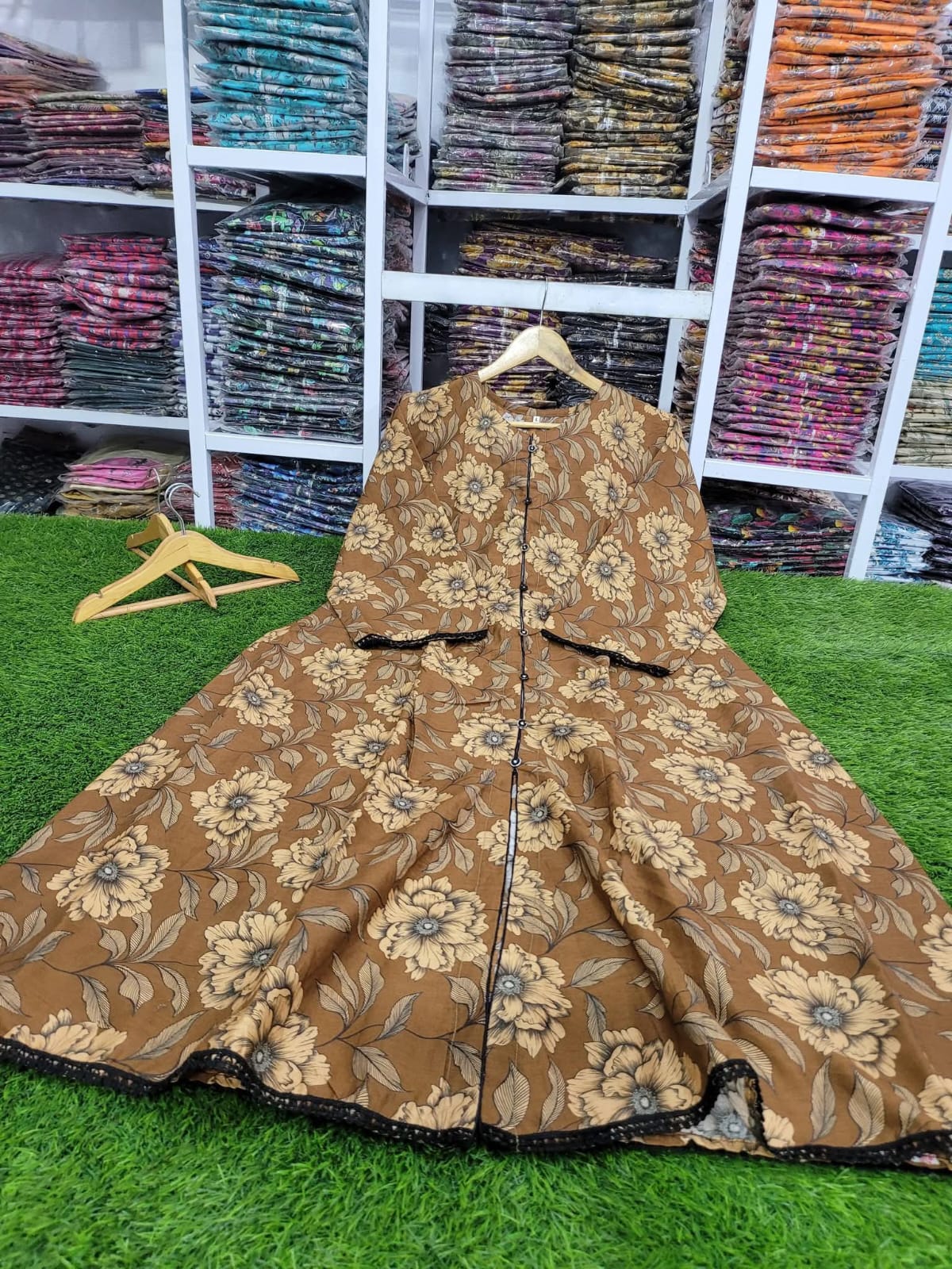 Printed lawn stuff frocks