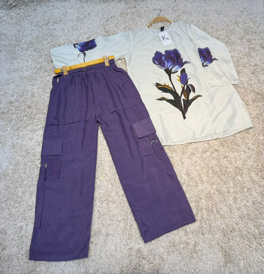 Cargo pent with shirt