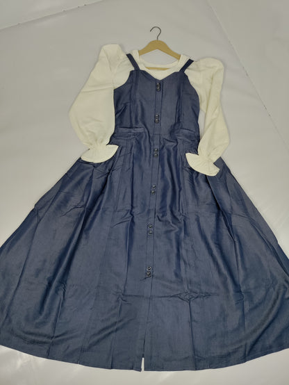 Denim stuff long maxi