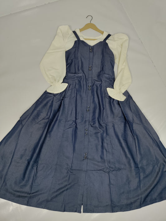 Denim stuff long maxi